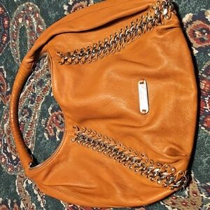 Orange Leather Women's Bag